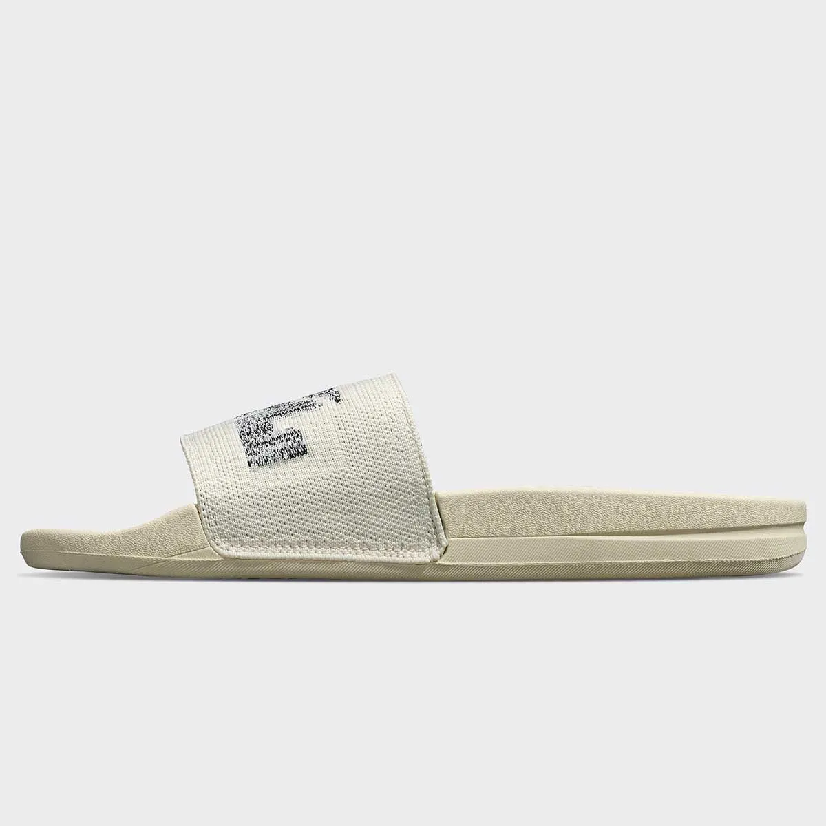 Men's Big Logo TechLoom Slide Pristine / Heather Grey