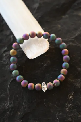 Men's You Are a Badass Agate Bracelet