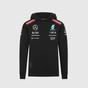 Mercedes AMG Petronas F1 2024 Kids Team Hoodie - Black