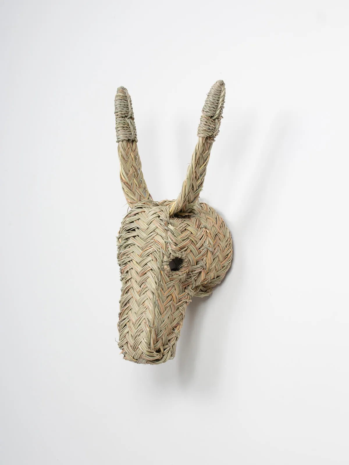 Mini Woven Animal Head, Donkey