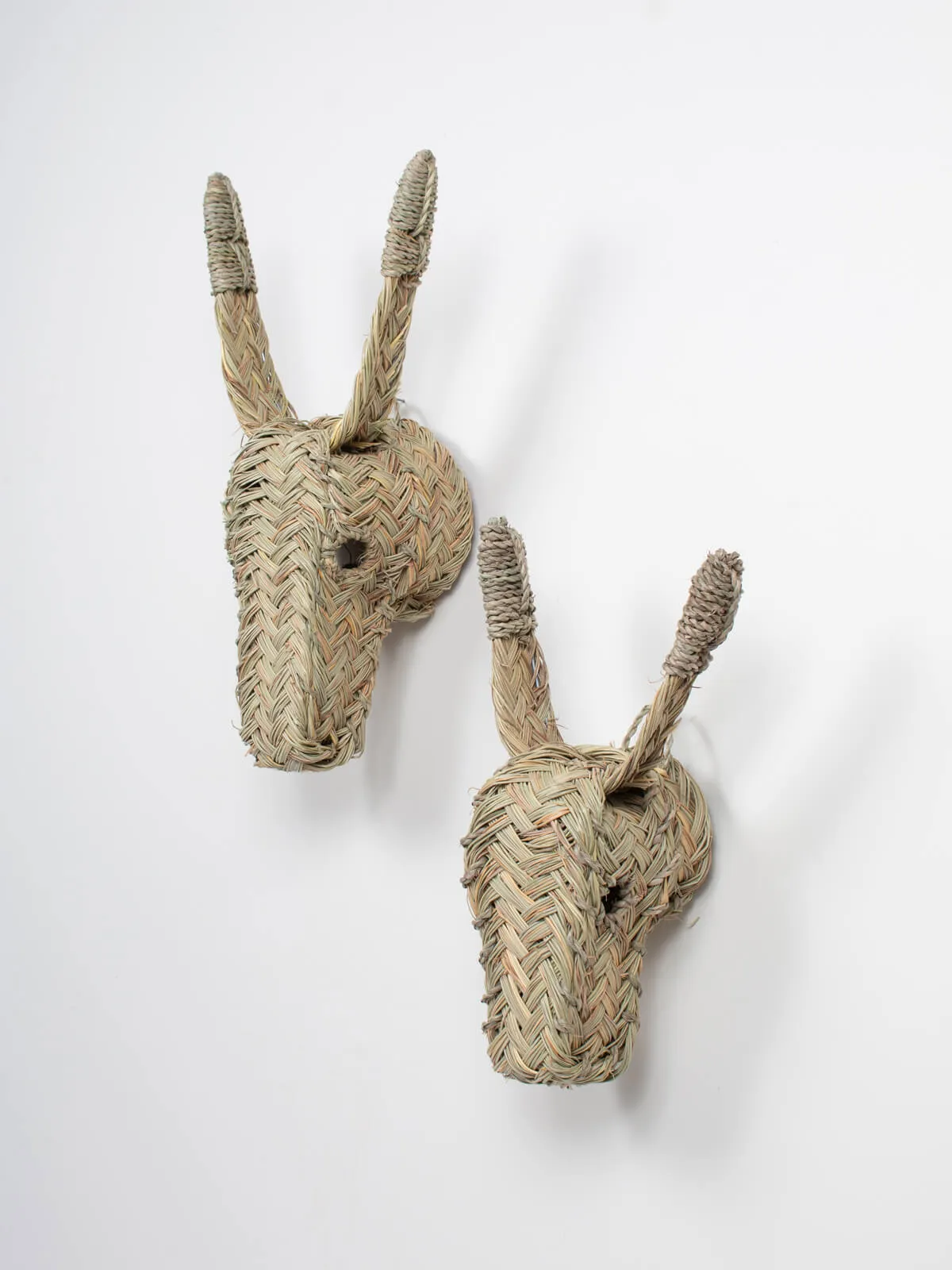 Mini Woven Animal Head, Donkey