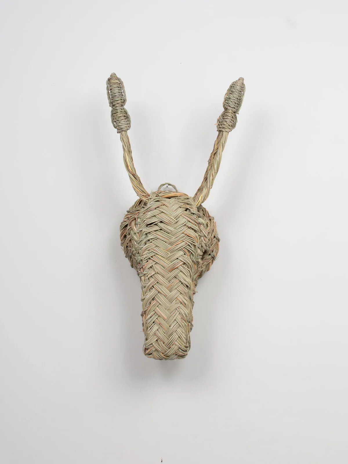 Mini Woven Animal Head, Donkey