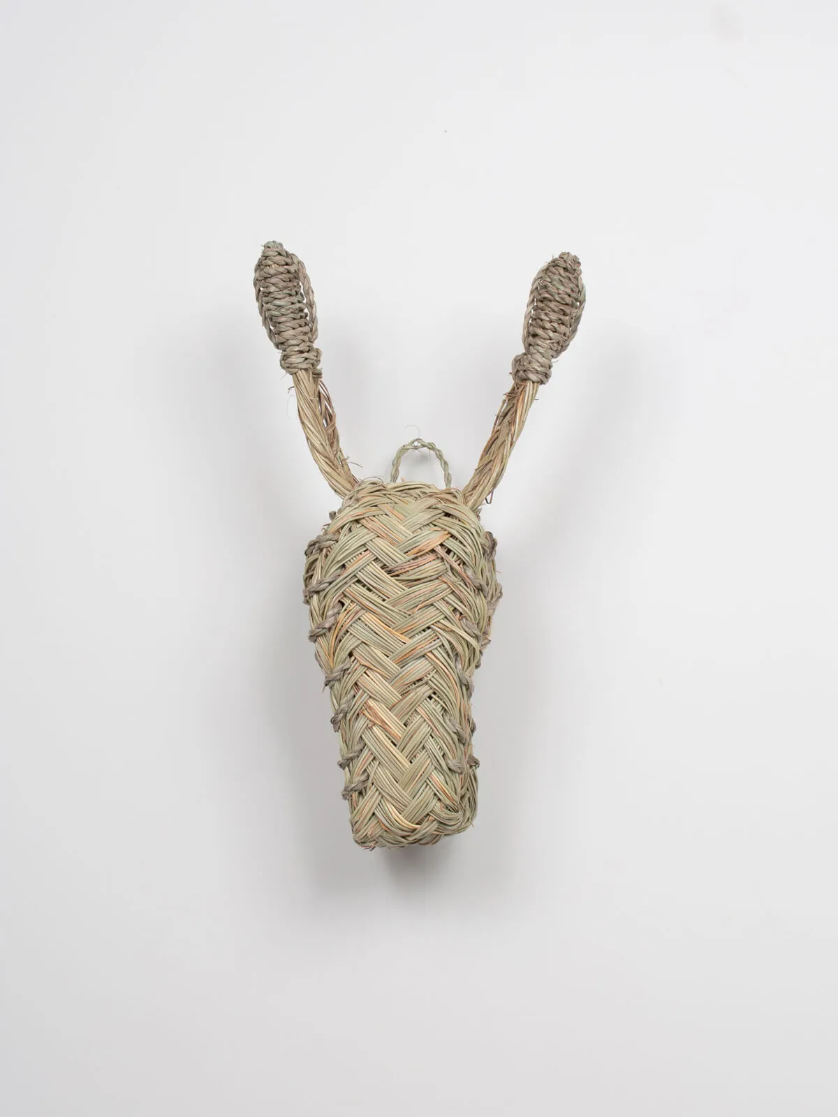 Mini Woven Animal Head, Donkey