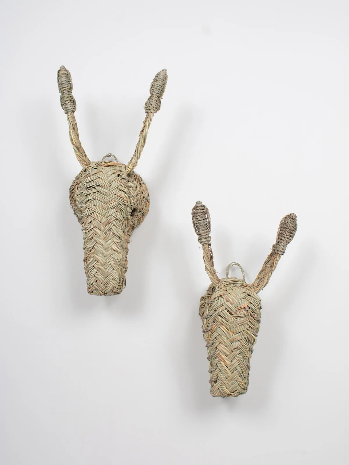 Mini Woven Animal Head, Donkey