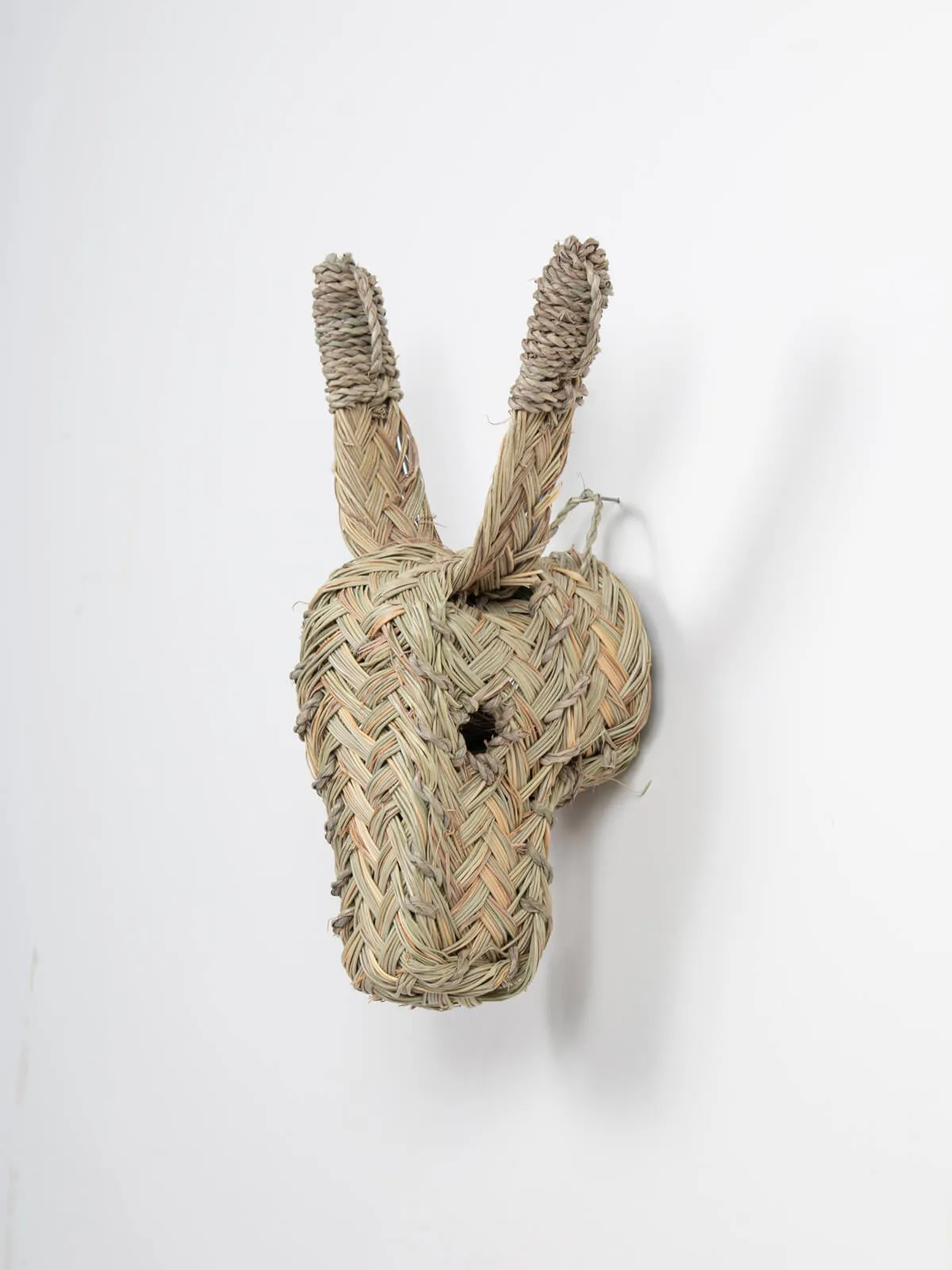 Mini Woven Animal Head, Donkey