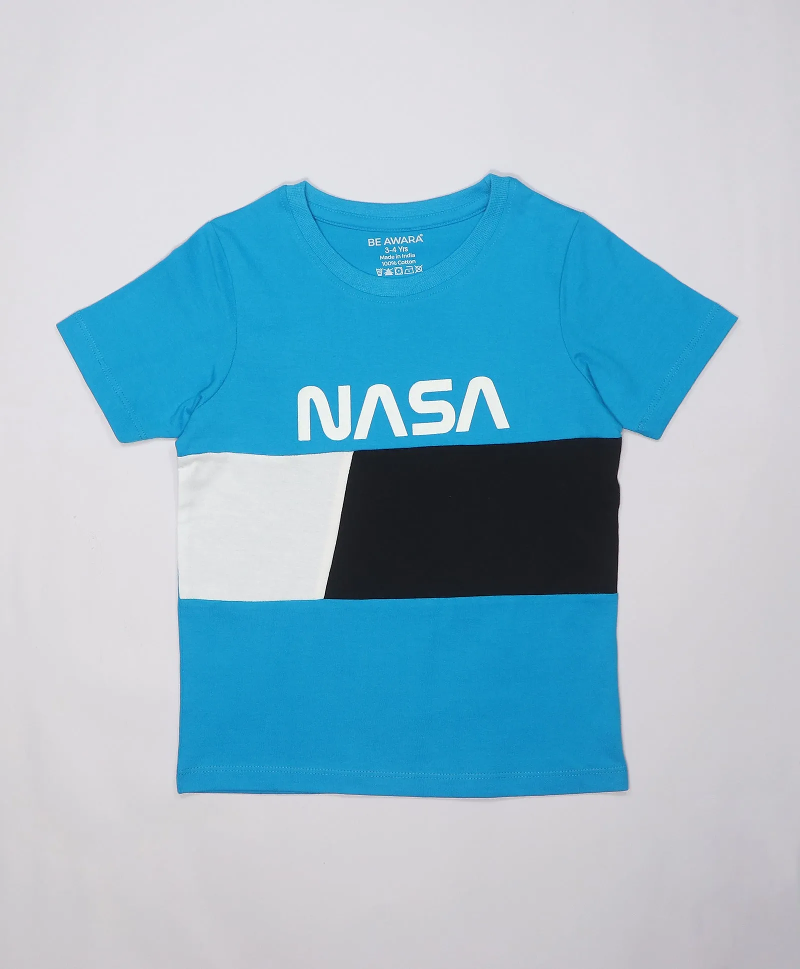 Nasa Print Half Sleeves T-Shirt & Shorts Set