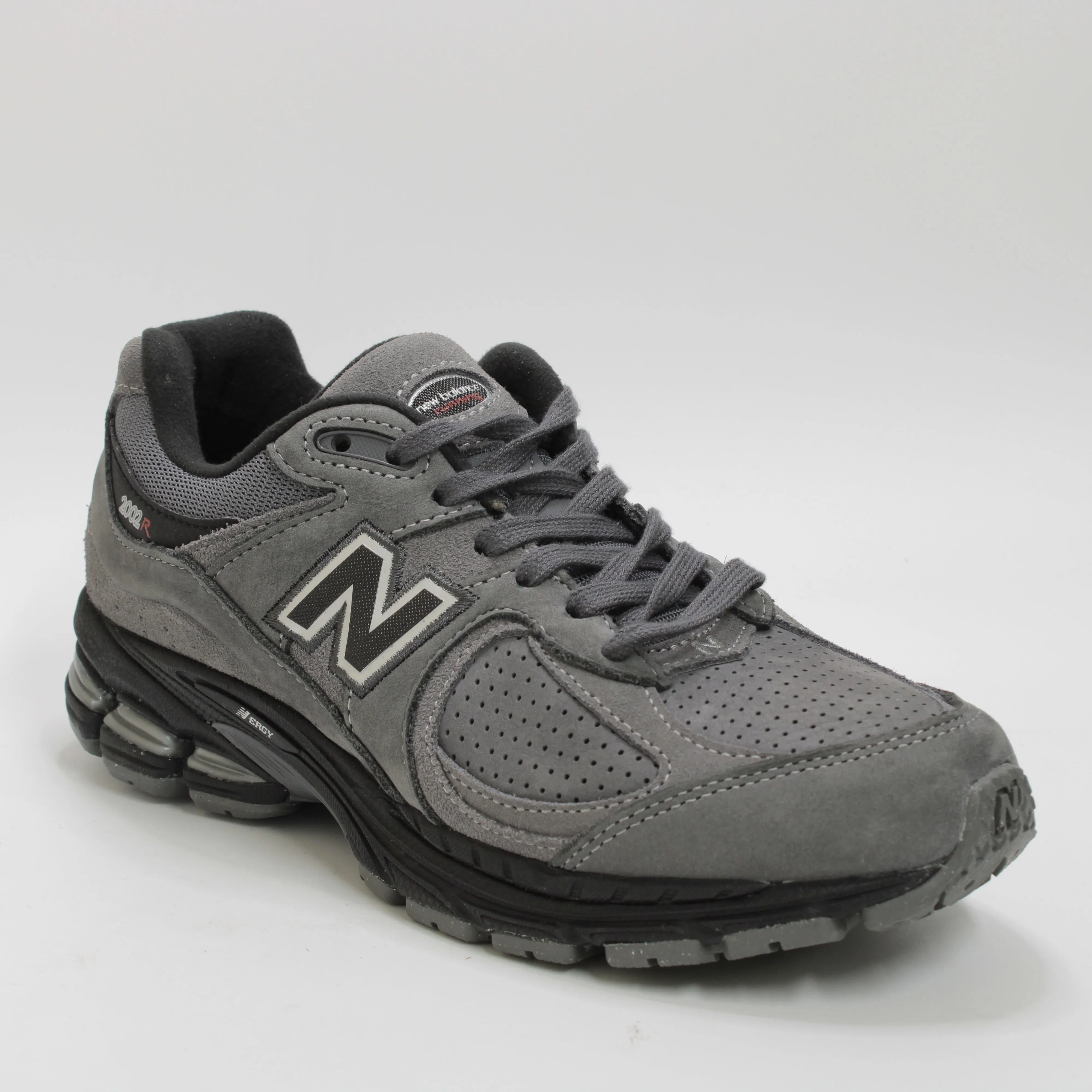 New Balance 2002 Castlerock Dark Grey Black Trainers