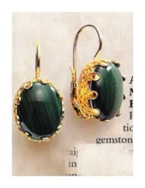 Octavia Malachite Earrings