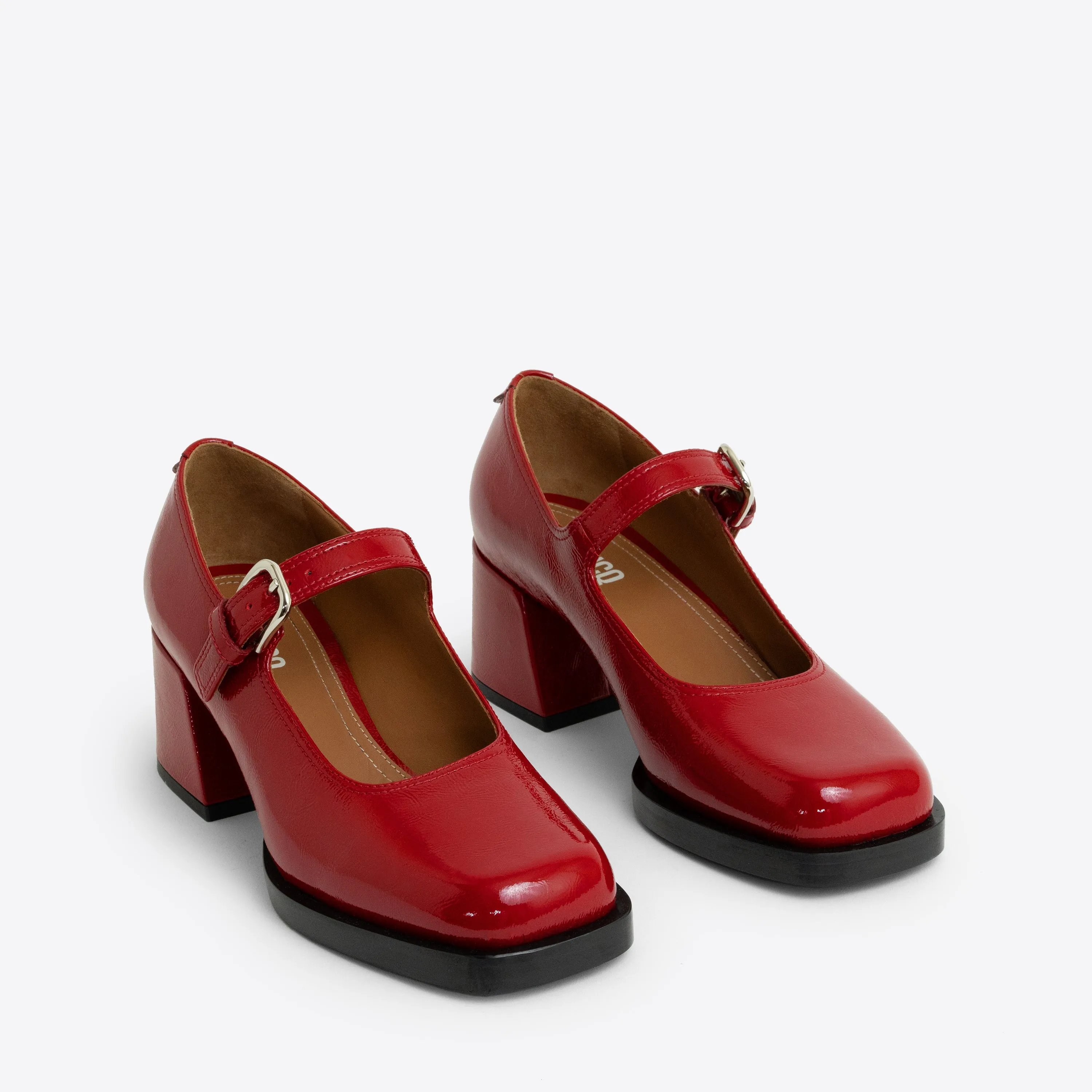 Olivia Maryjane Red Patent