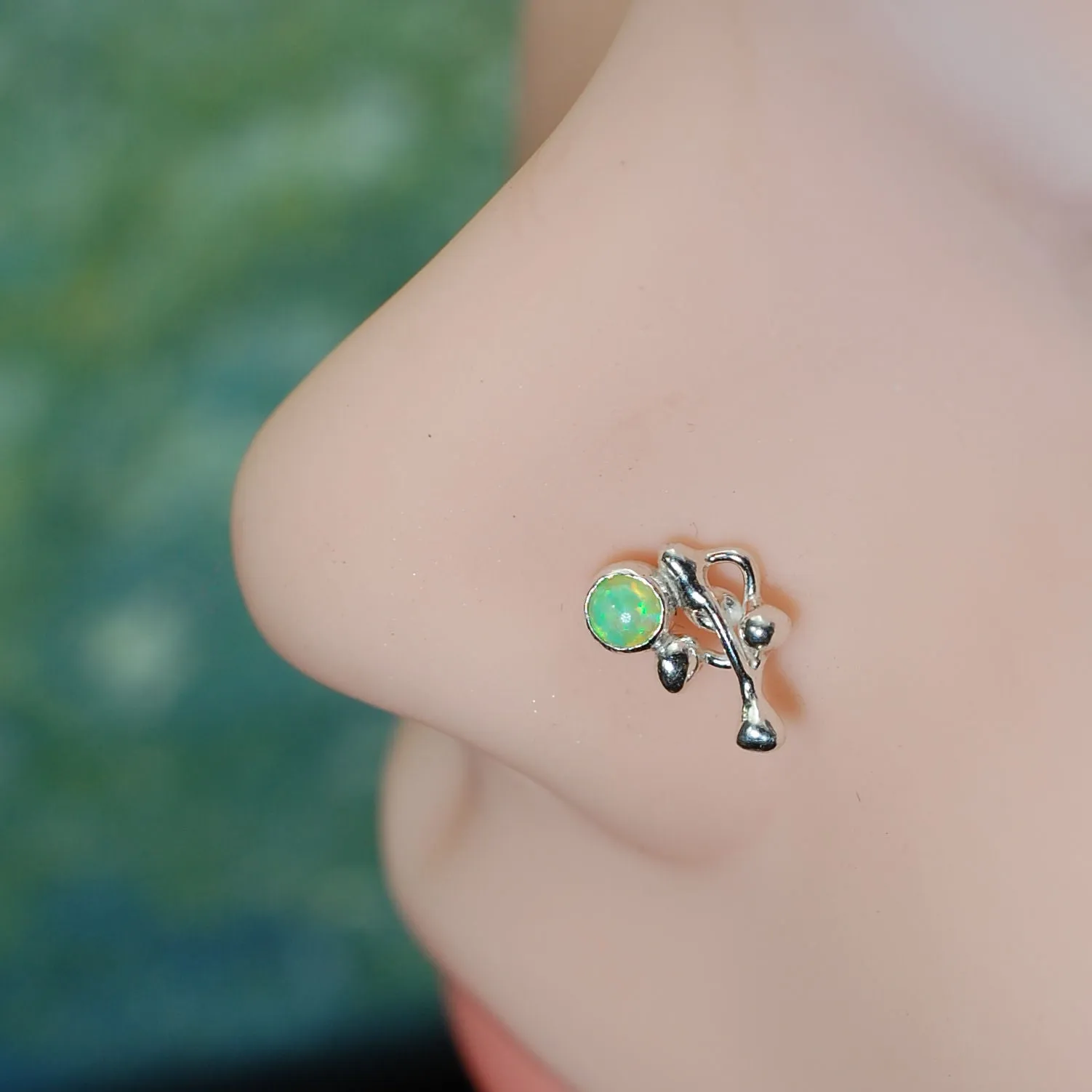 Opal Dance Nose Stud - One of a Kind