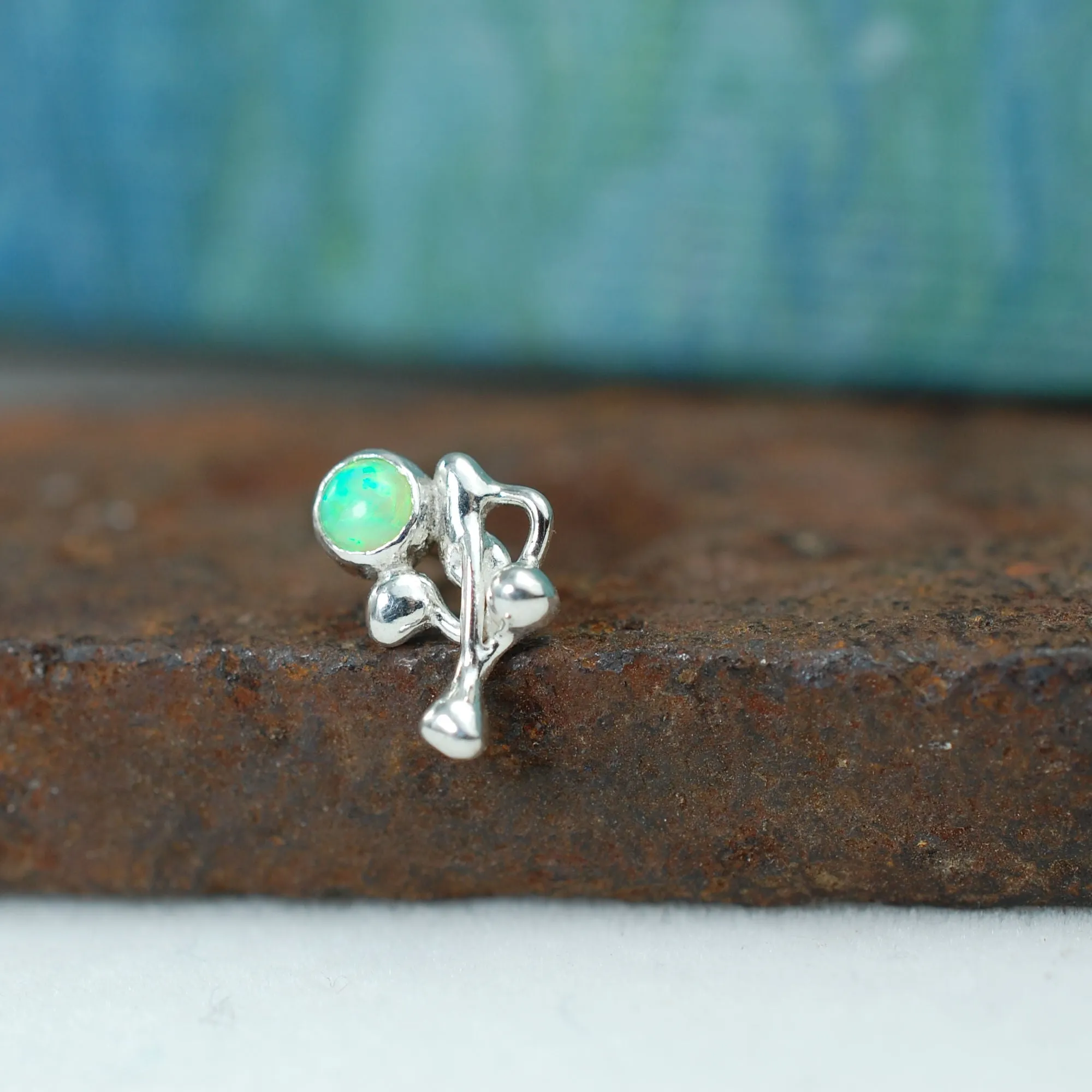 Opal Dance Nose Stud - One of a Kind