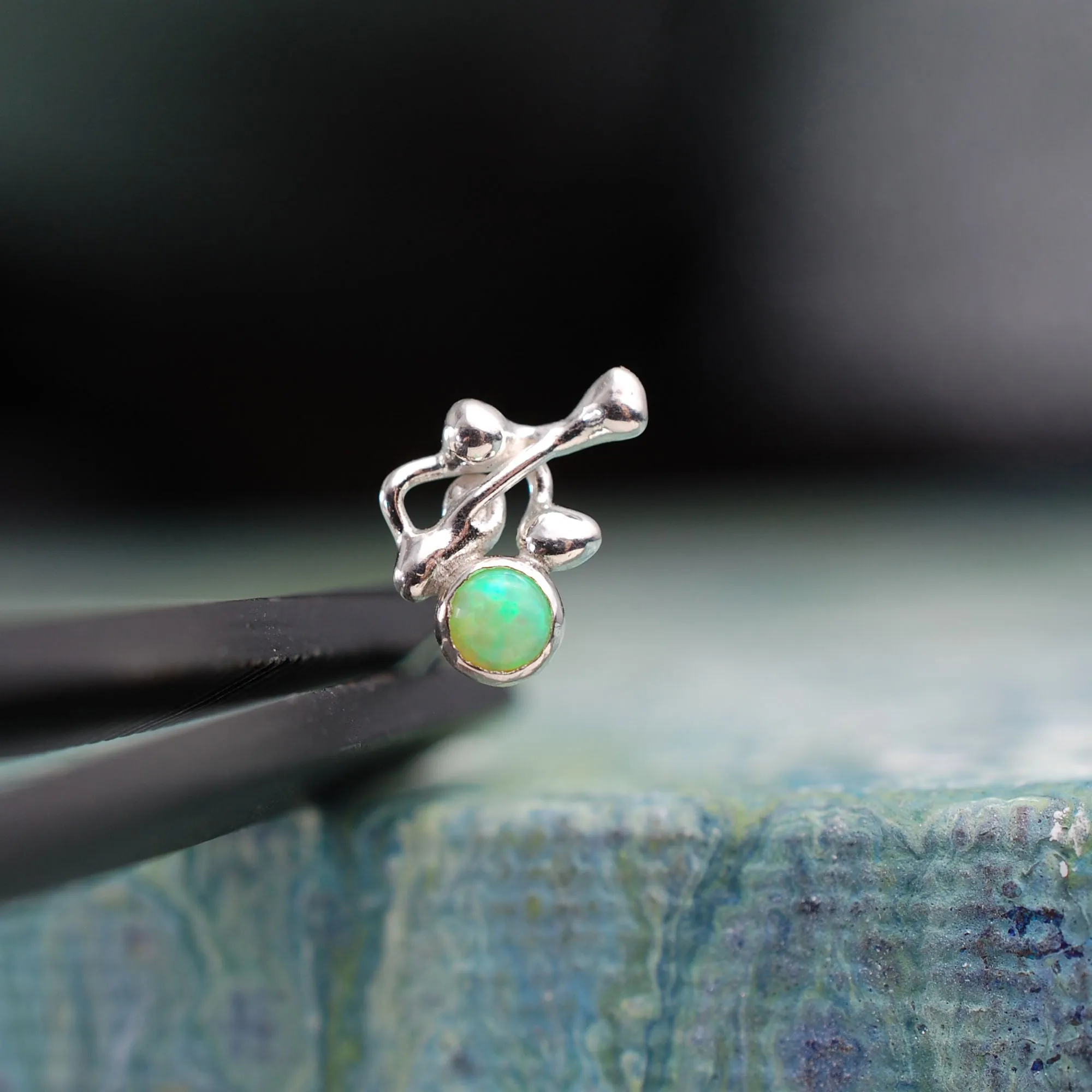 Opal Dance Nose Stud - One of a Kind