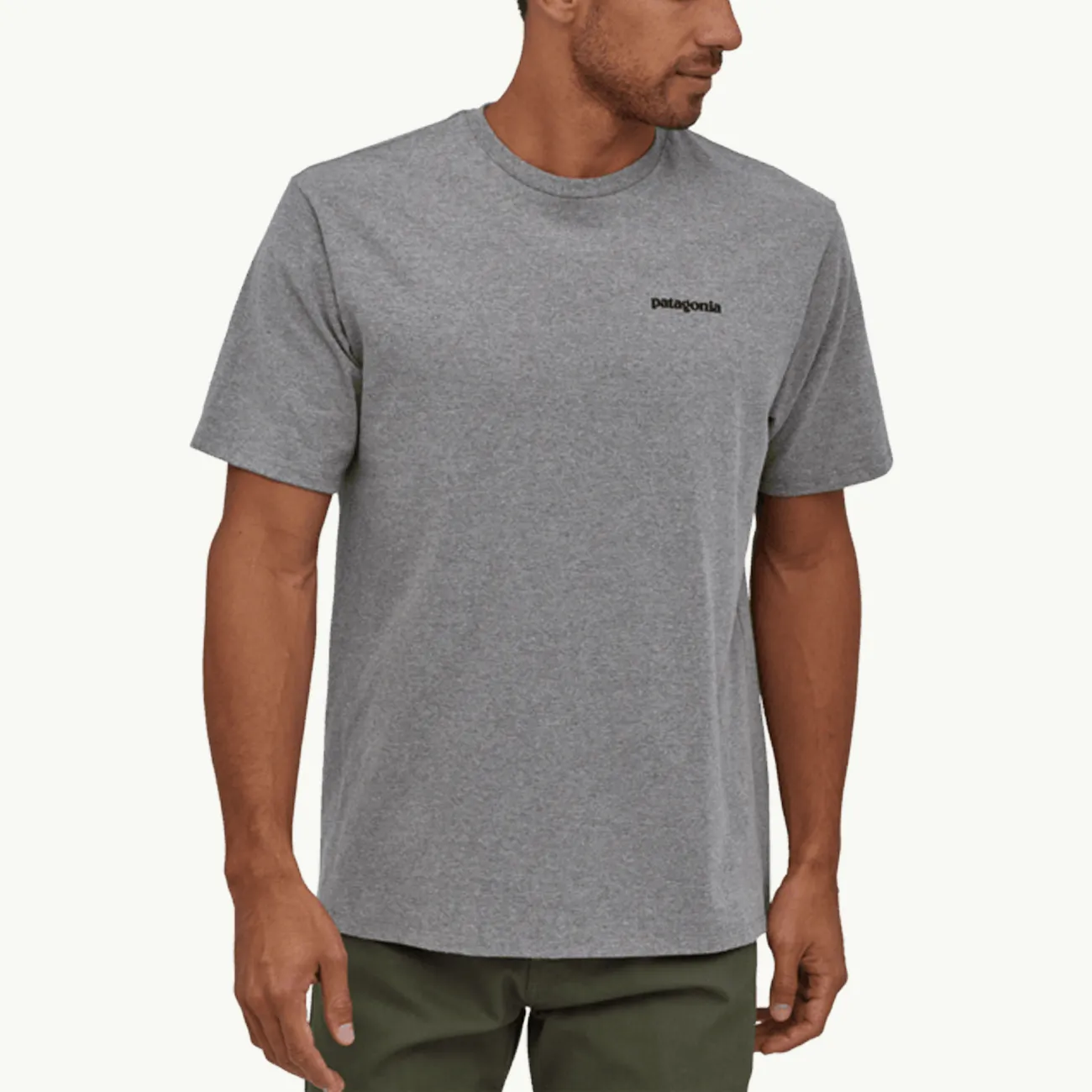 P6 Logo Responsibili-Tee - Gravel Heather