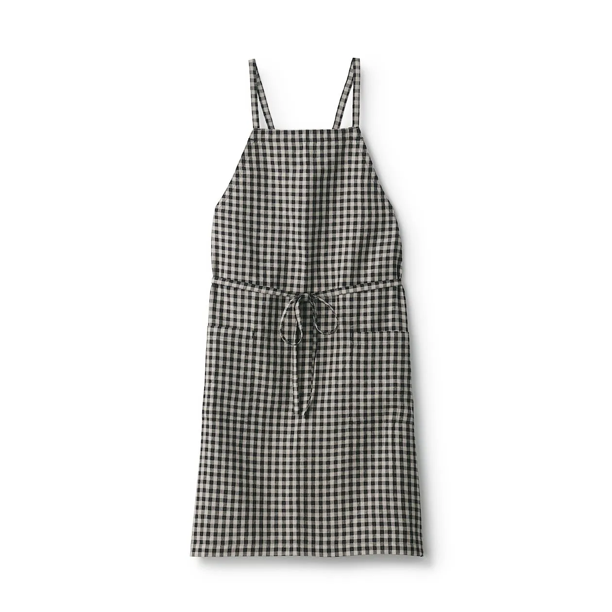 Plain Weave Linen Cross Back Apron