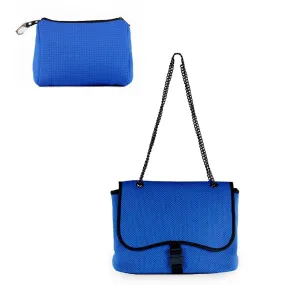 POUCH   FLAP CROSSBODY - ROYAL BLUE