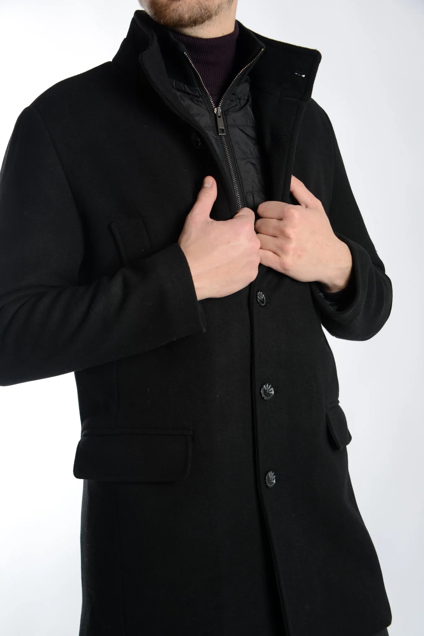 Preston Funnel Neck Coat