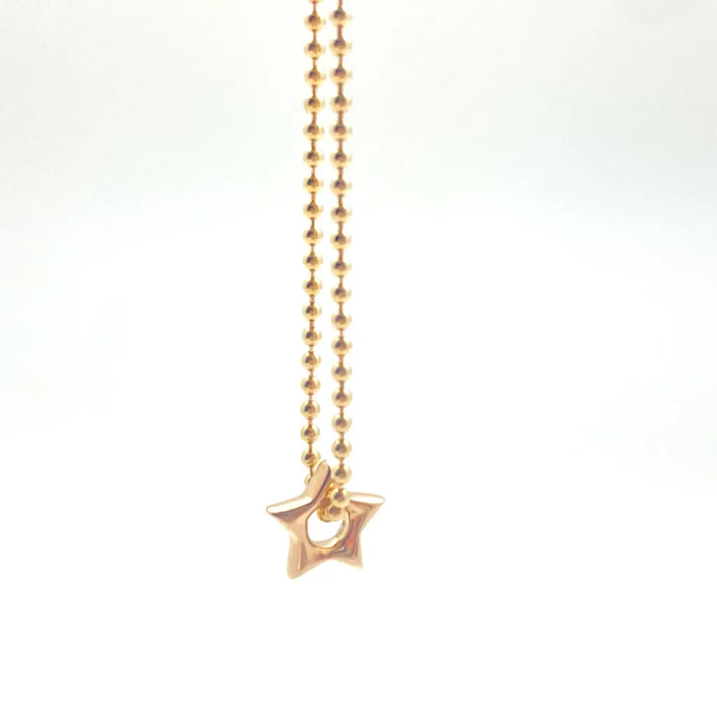 Puffy star slider charm