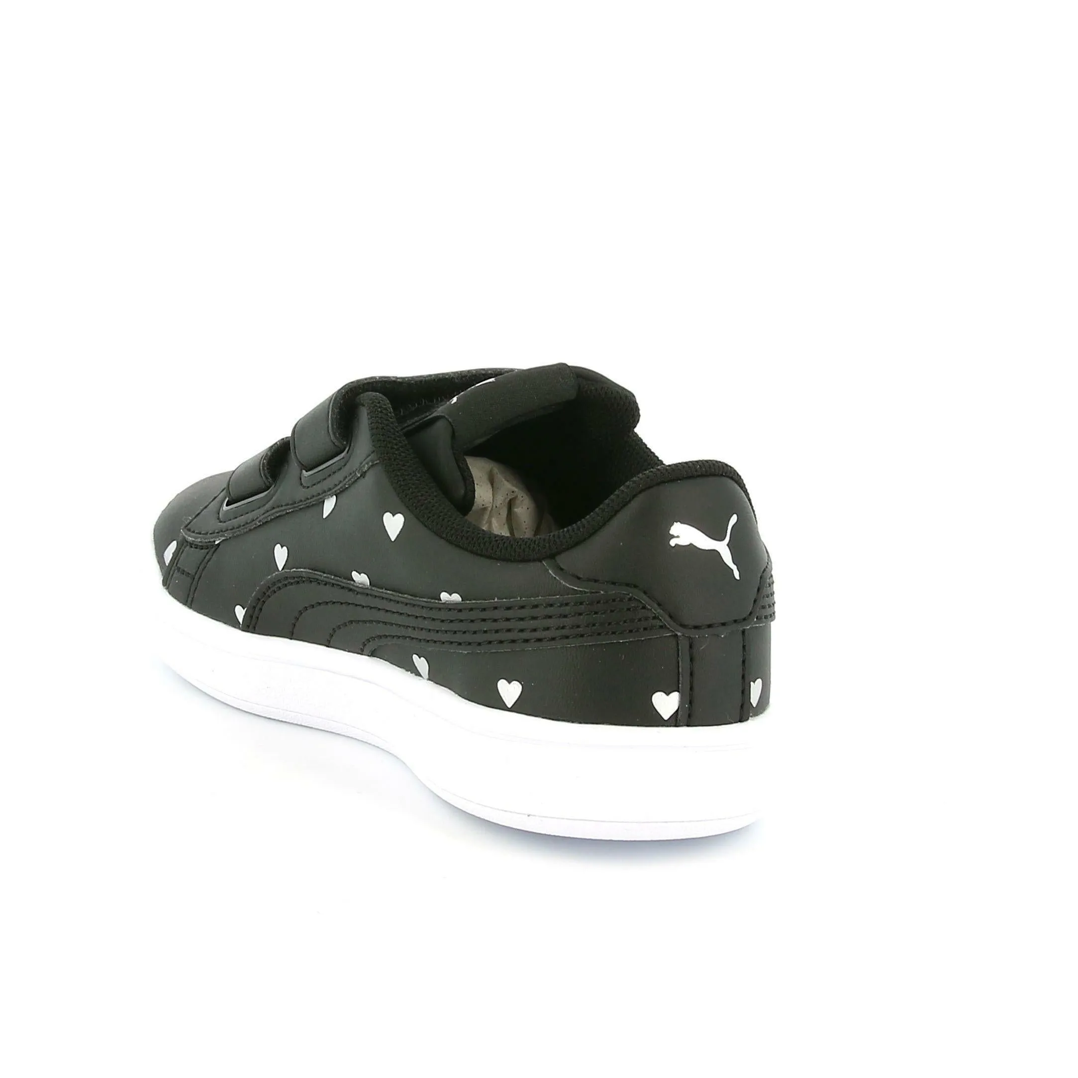 Puma girls' sneakers with velcro Smash v2 L Studs V PS 374844 01 black