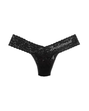 "Bridesmaid" Low-Rise Thong