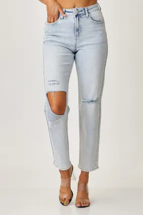 Ready For A Change High Waisted Relaxed Jeans