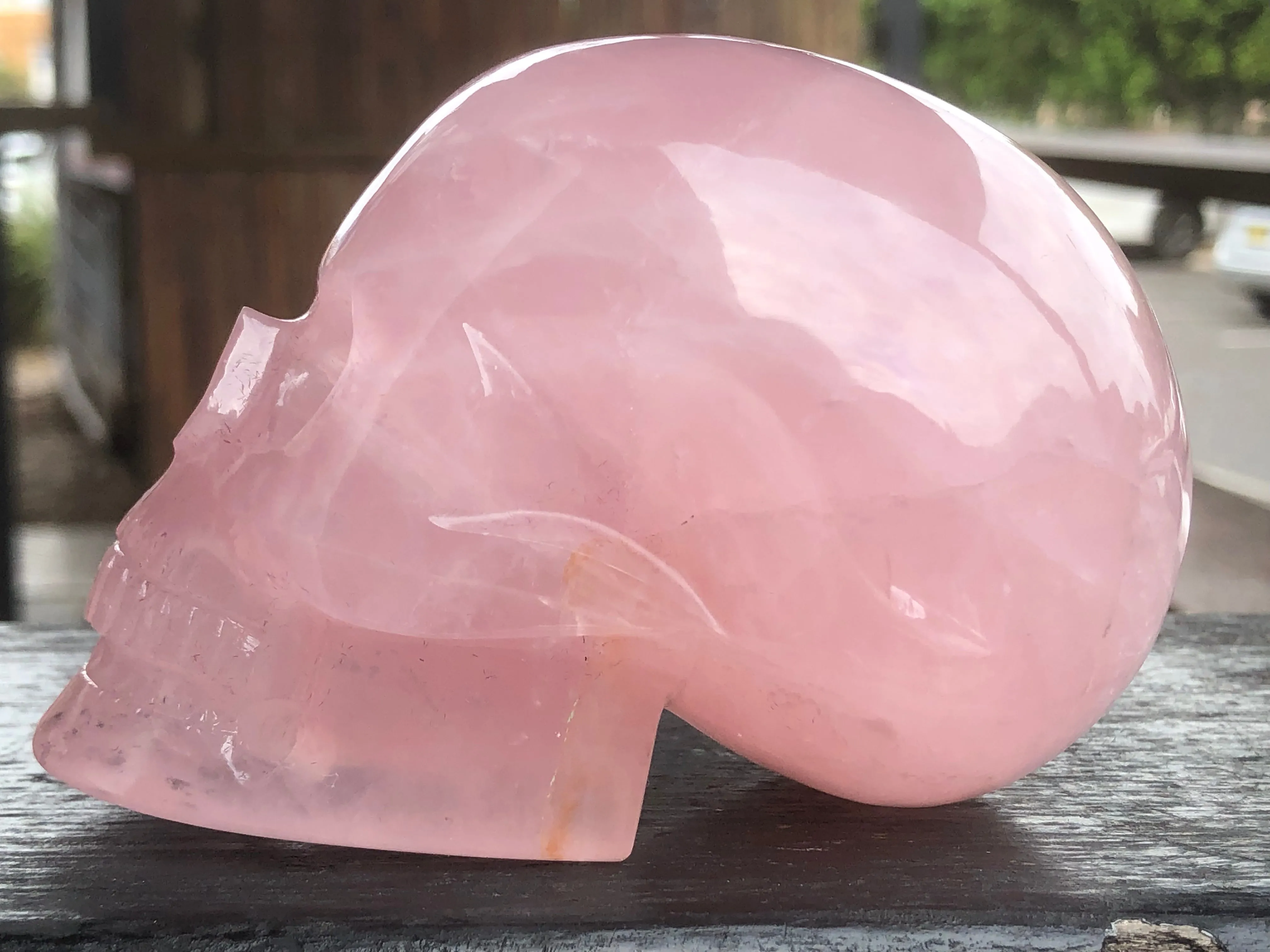 Rose Quartz Skull [1k1615]