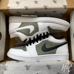 Sage Green Suede - Jordan 1 Low | UK 10