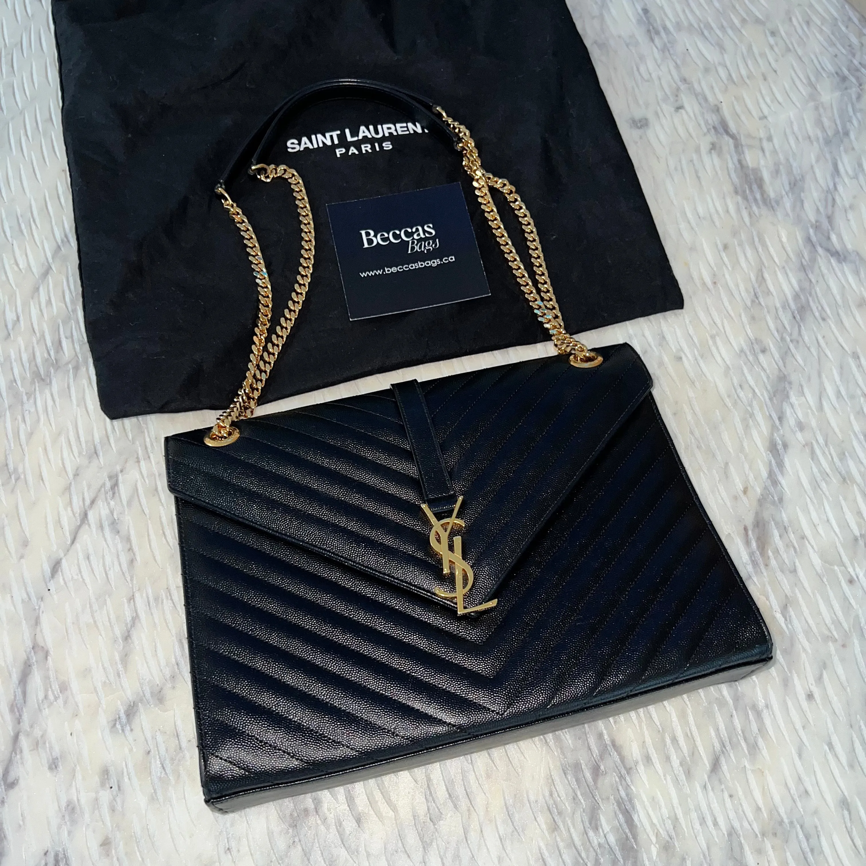 Saint Laurent Envelope Bag