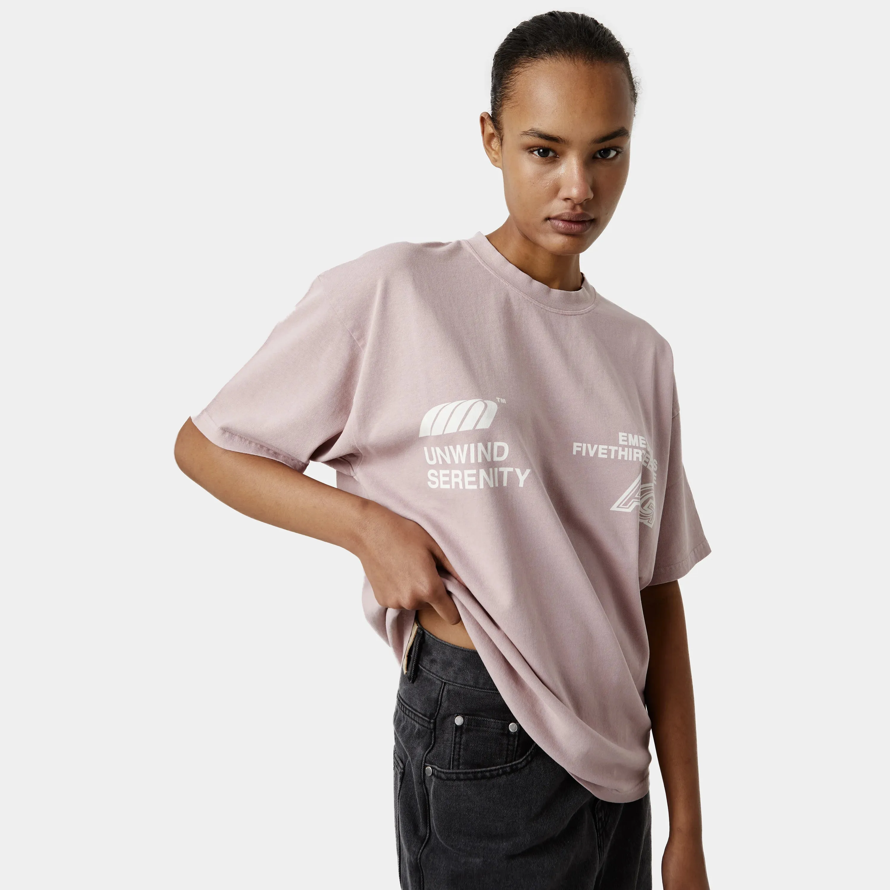 Serenity Woodrose Oversized Tee