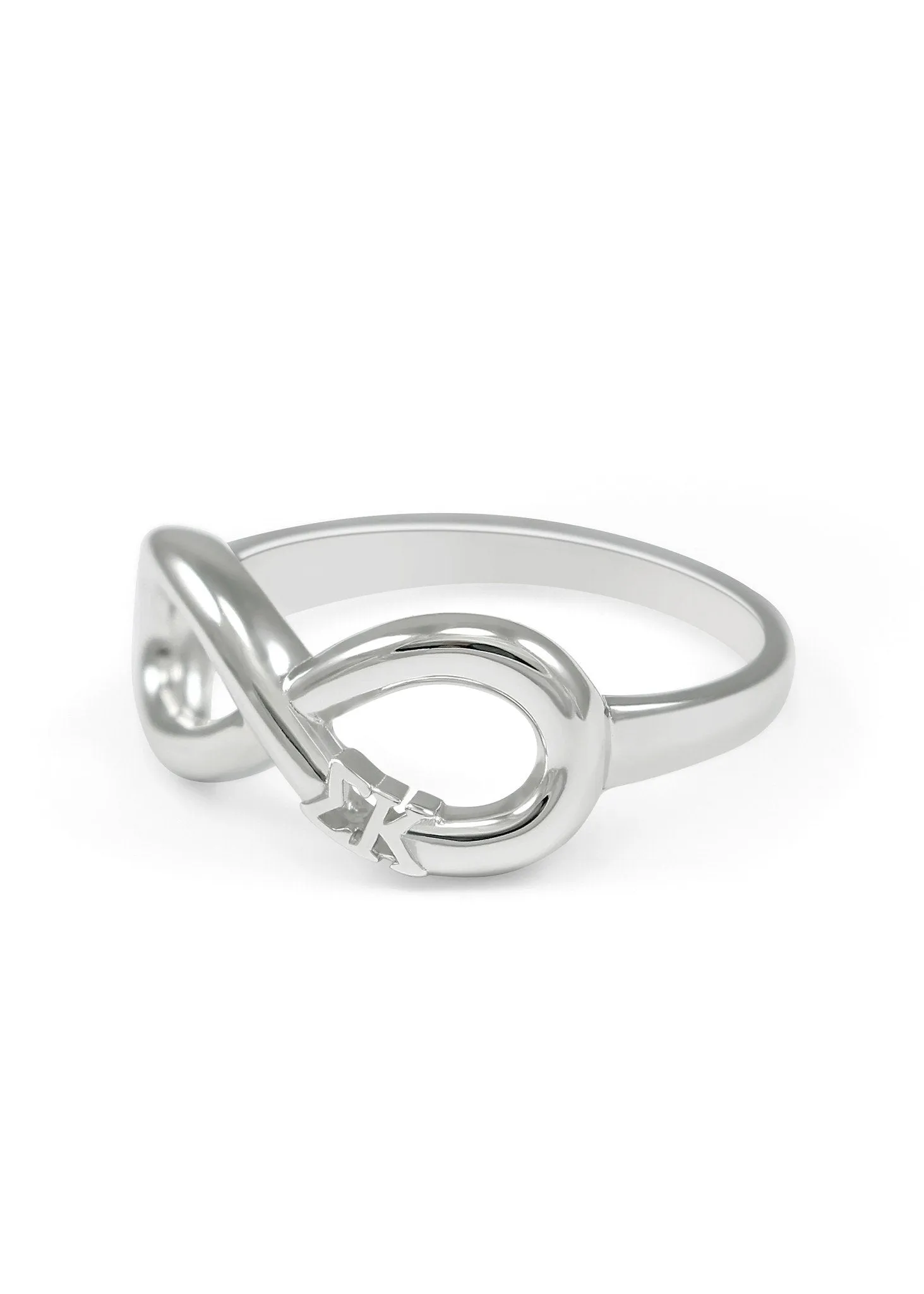 Sigma Kappa Sterling Silver Infinity Ring