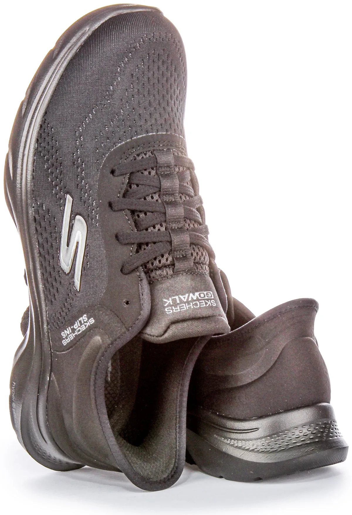 Skechers Go Walk 7 Val In Black Black For Women