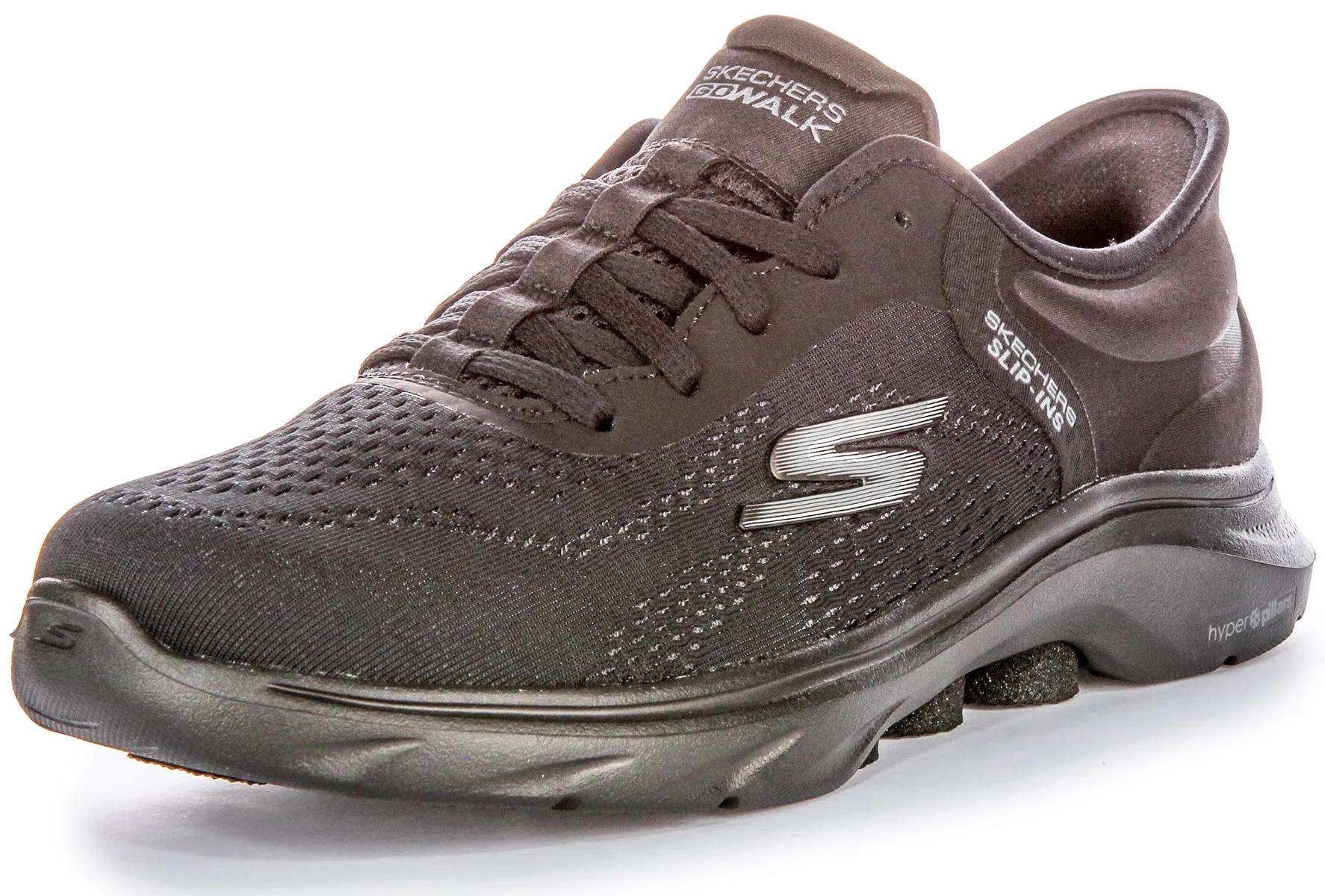 Skechers Go Walk 7 Val In Black Black For Women