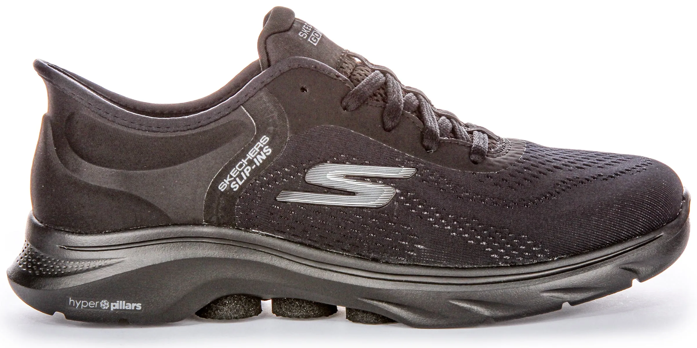 Skechers Go Walk 7 Val In Black Black For Women