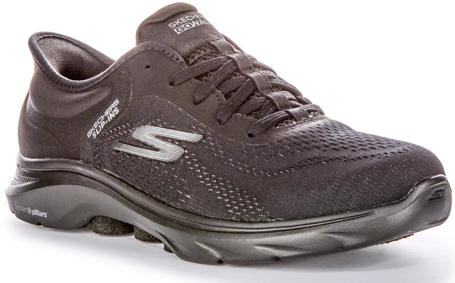 Skechers Go Walk 7 Val In Black Black For Women