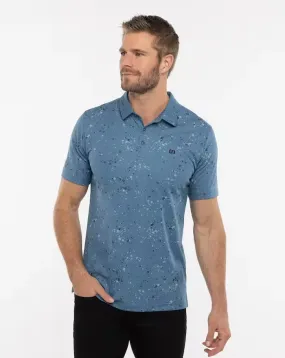 Splatter Print Polo