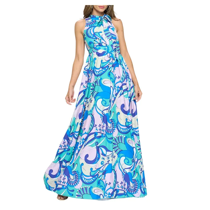 Stormie Bow Maxi Dress