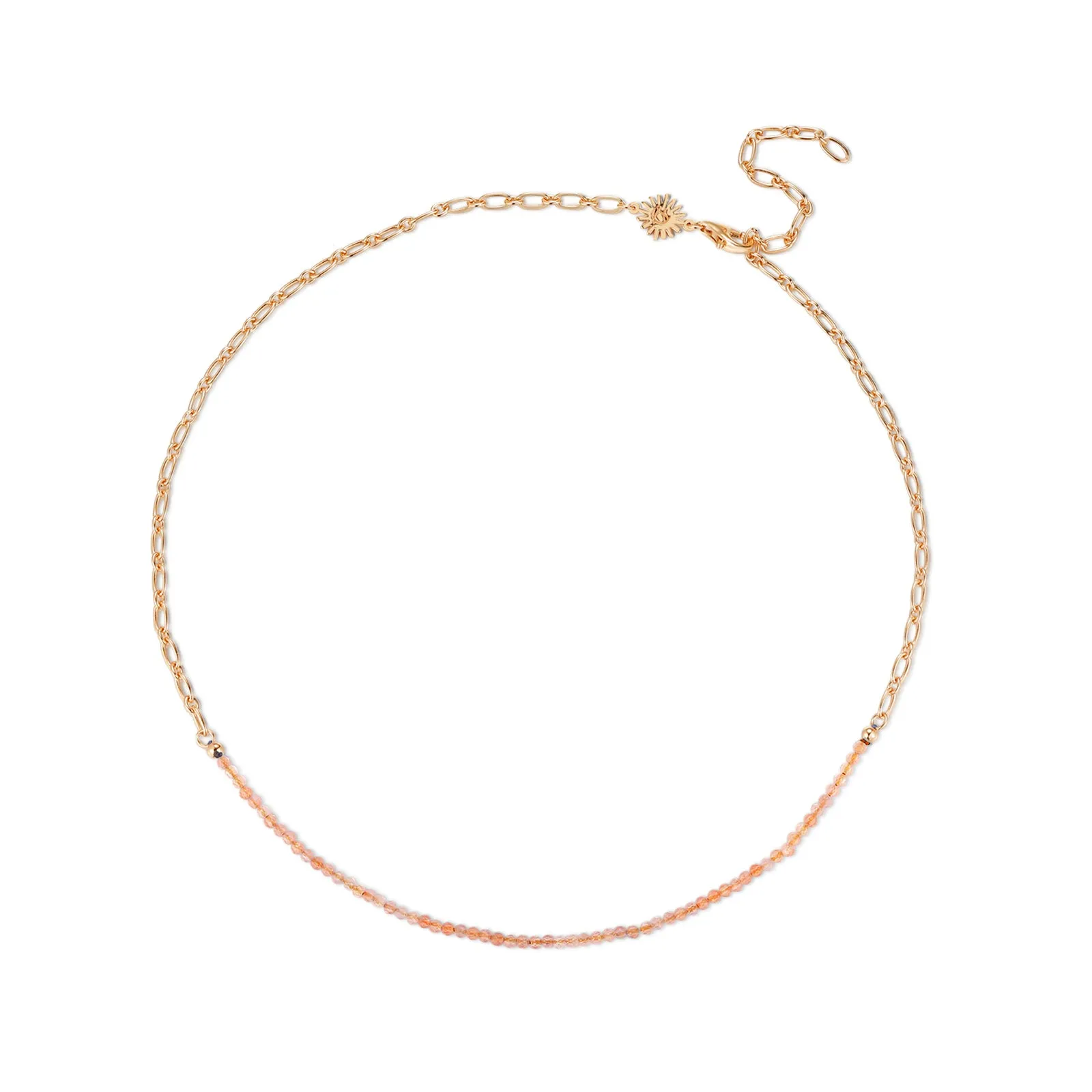 Sunstone Gold Oval Link Necklace Chain