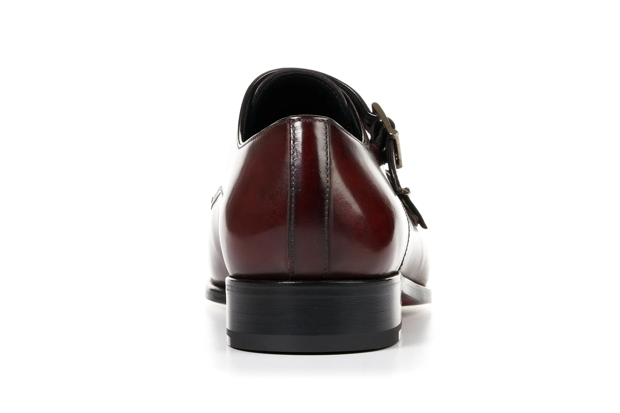 The Burton Double Monk Strap - Oxblood