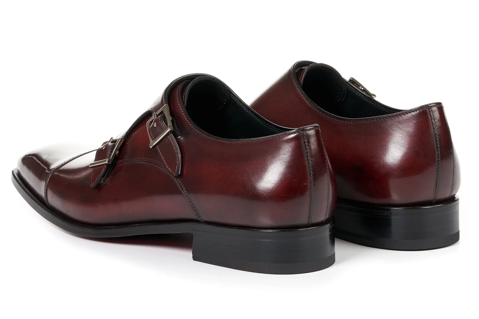 The Burton Double Monk Strap - Oxblood