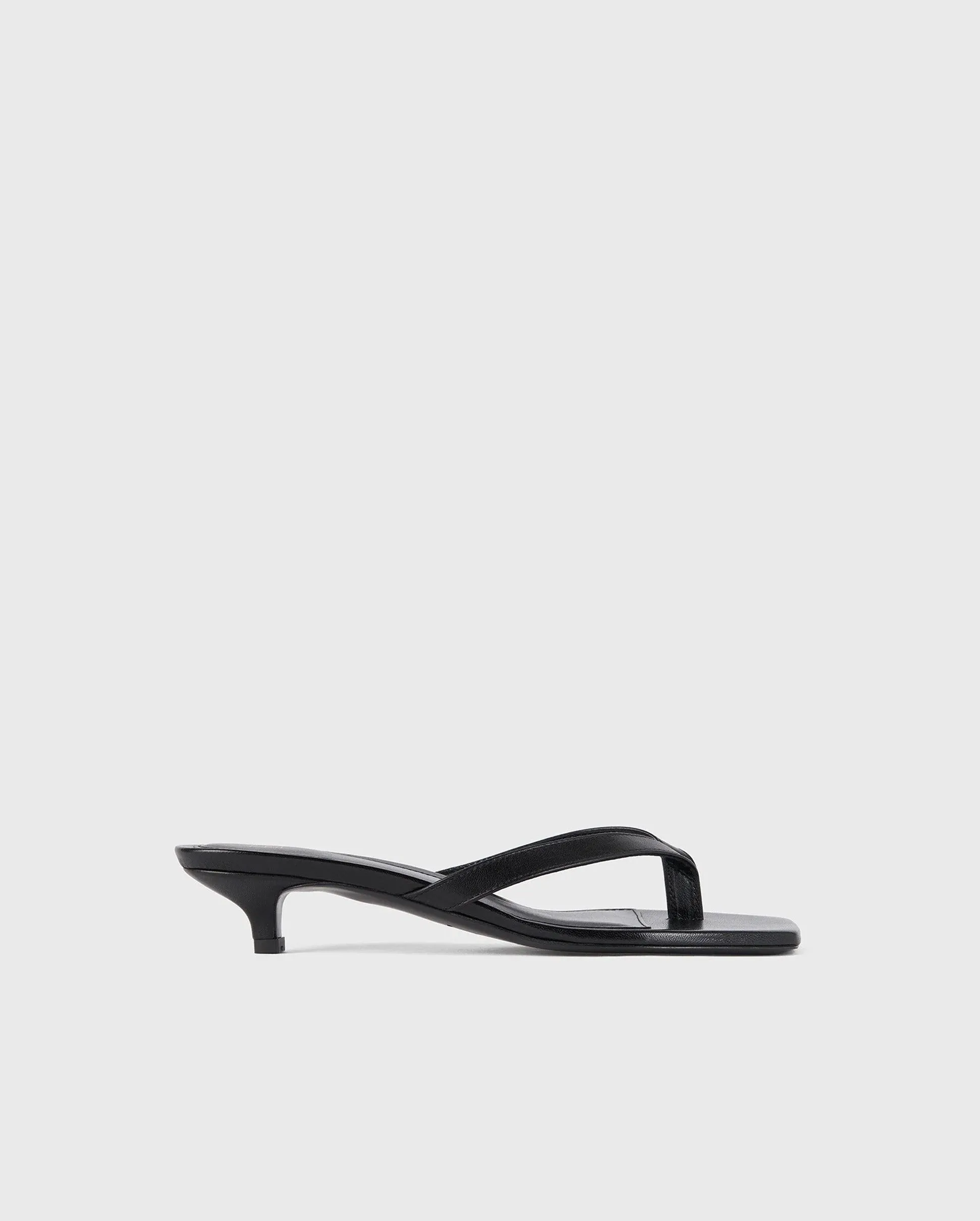 THE FLIP-FLOP HEEL / BLACK