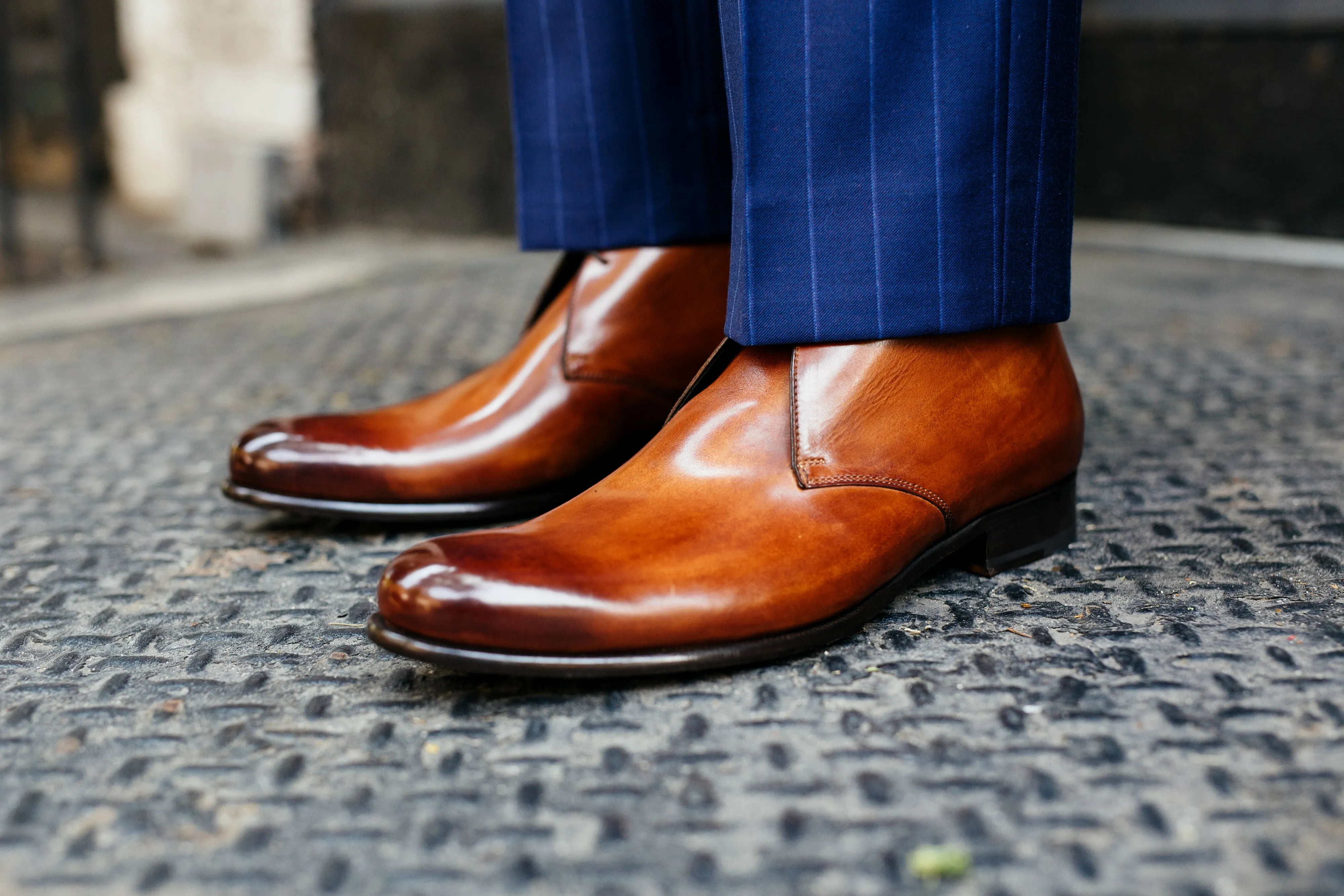 The Newman Chukka Boot - Havana Brown