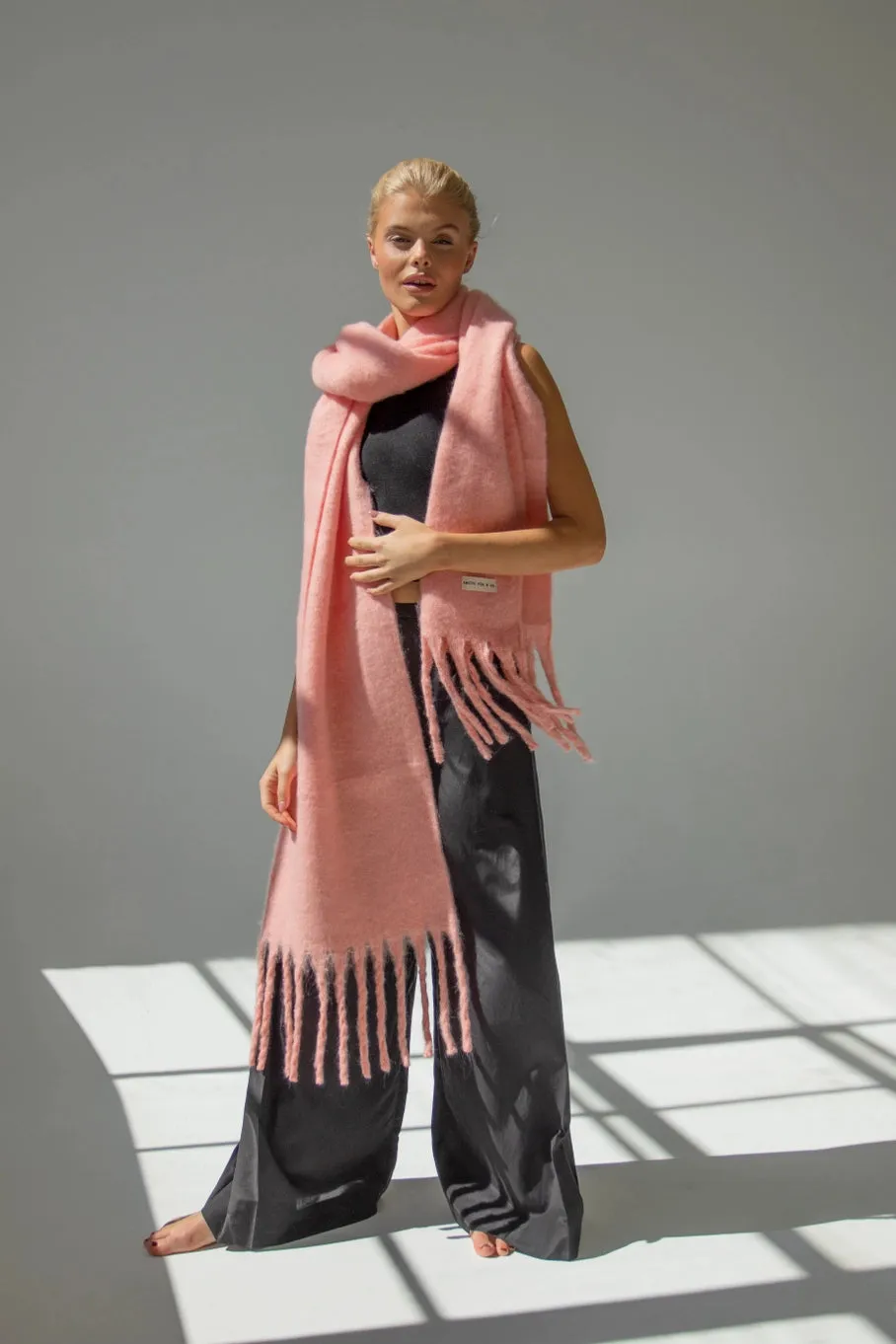 The Reykjavik Scarf Cherry Blossom Pink by Arctic Fox