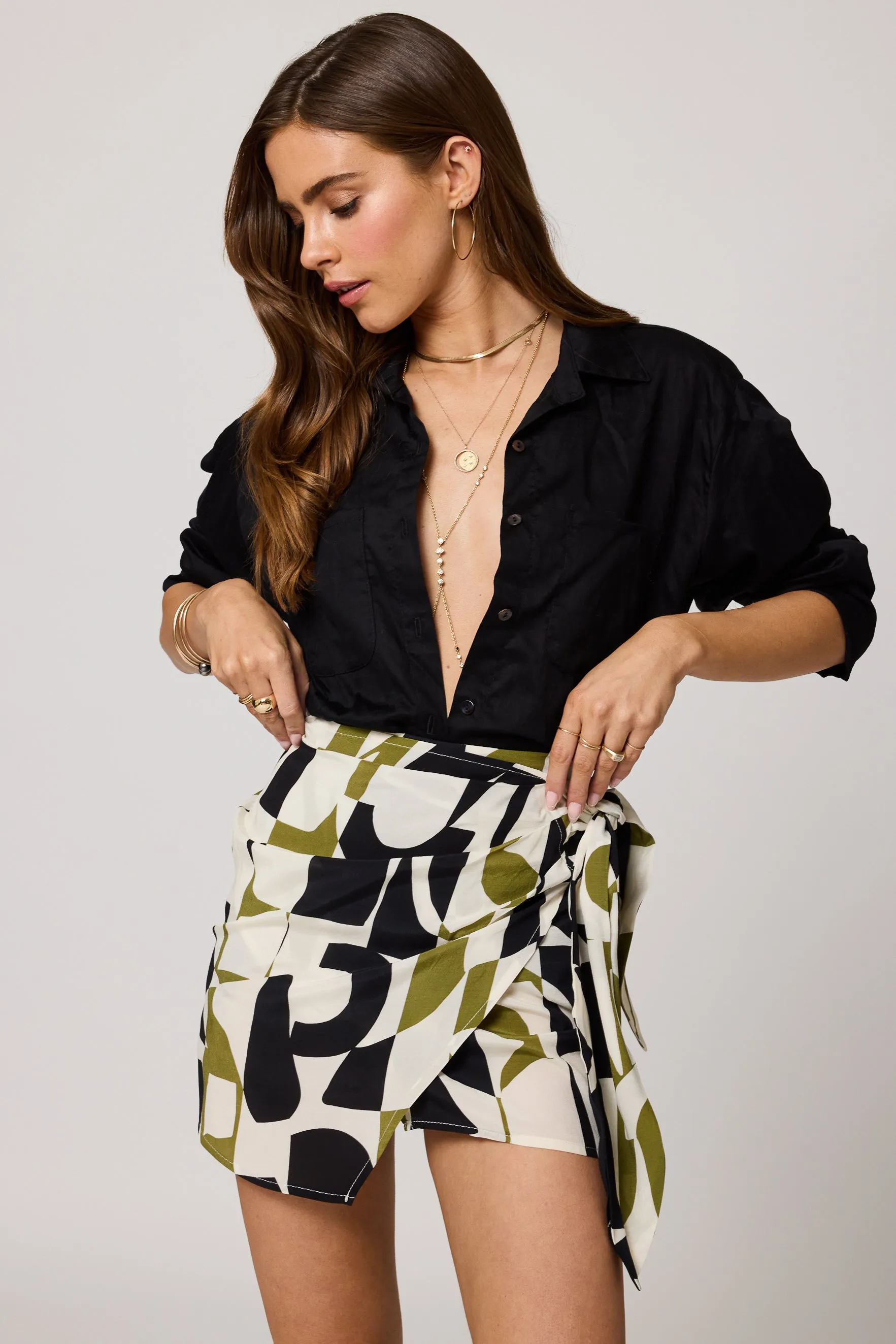 THE SARONG MINI SKIRT