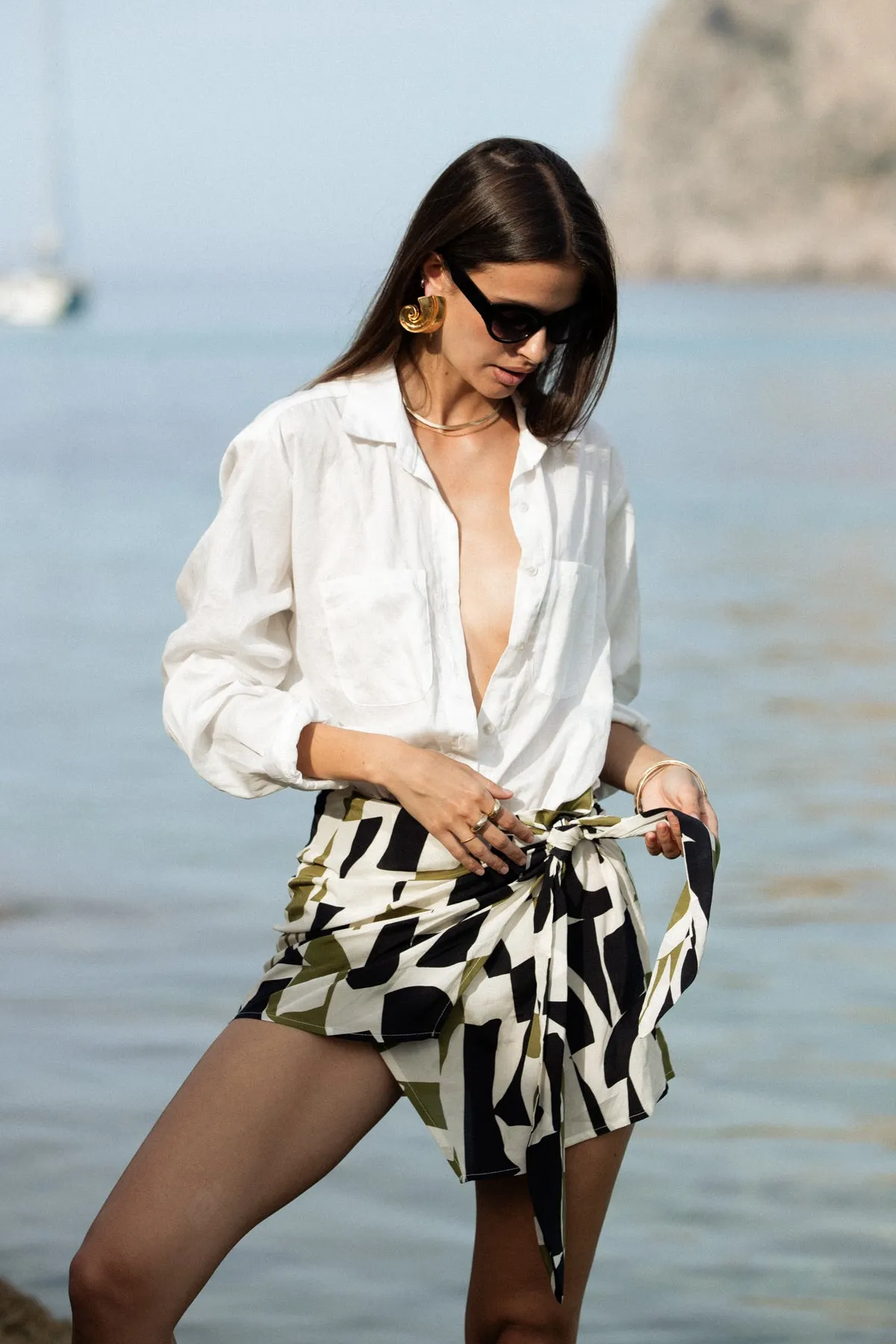 THE SARONG MINI SKIRT