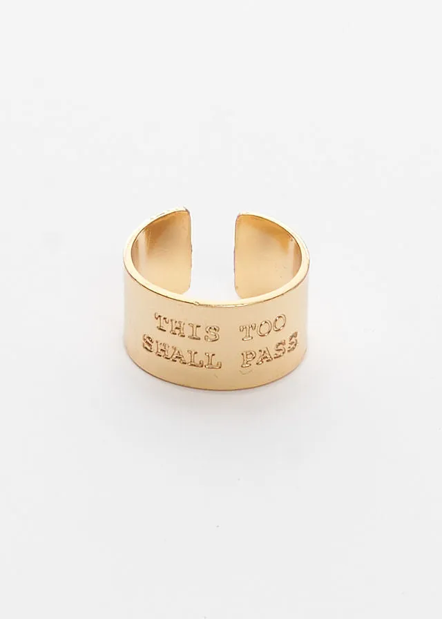 This Too Shall Pass Ring