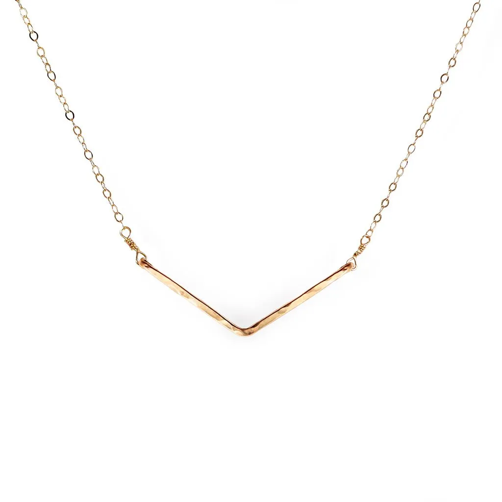 Wide V Necklace