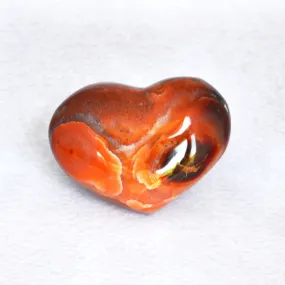 Wishful Healing Heart in Carnelian