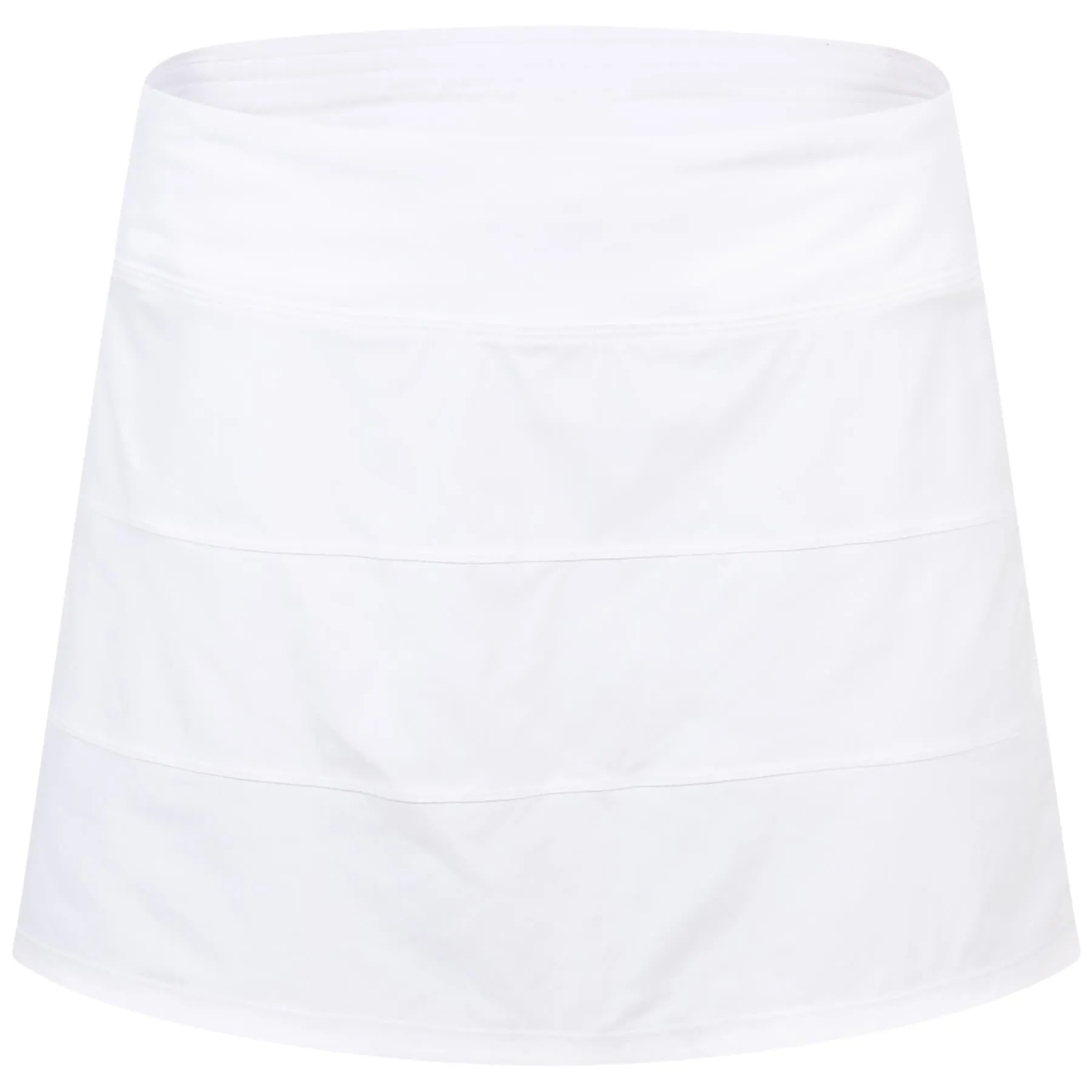 Womens Pace Rival Mid Rise 14 Inch Skirt White - SS24