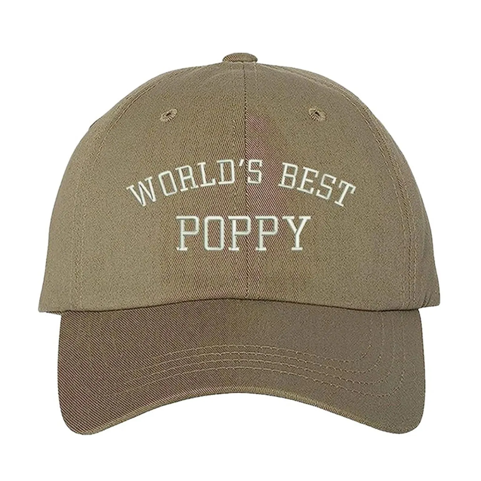 Worlds Best Poppy Baseball Hat