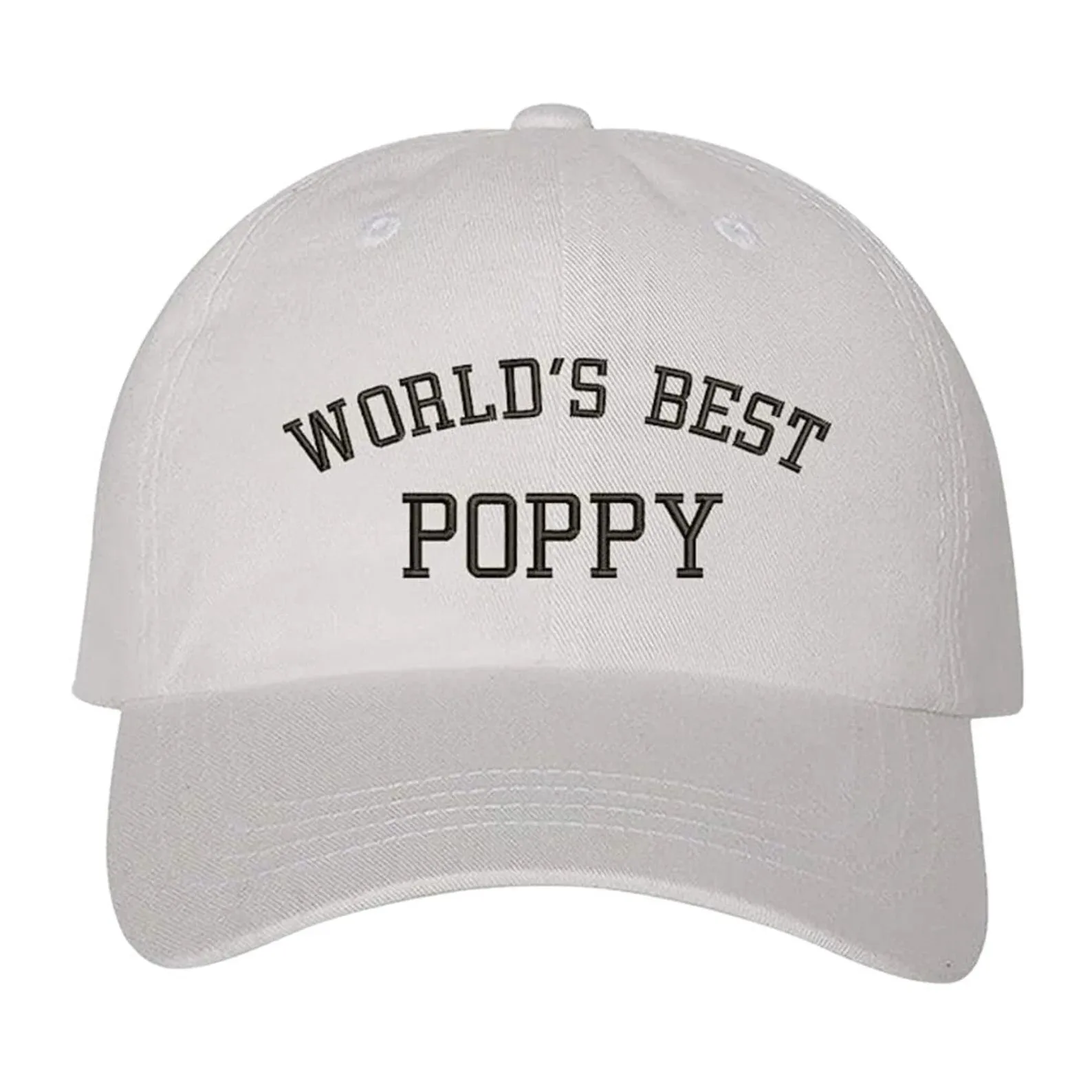 Worlds Best Poppy Baseball Hat