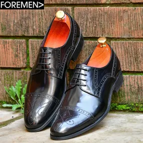 YURINA | Black brogue Derby